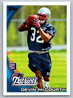 Devin McCourty 2010 Topps Series Mint Rookie Card #295

