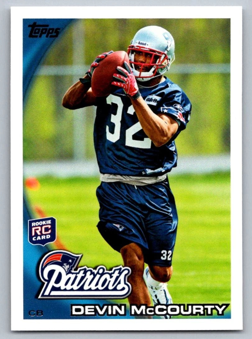 Devin McCourty 2010 Topps Series Mint Rookie Card #295