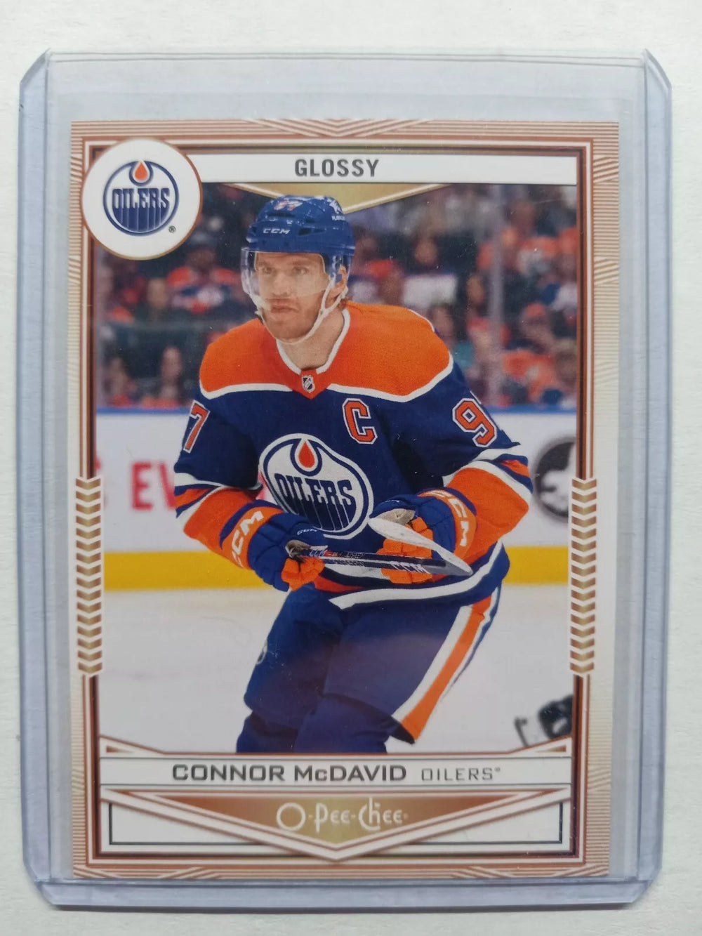 Connor McDavid 2024 2025 Upper Deck O-Pee-Chee Glossy Series Mint Card #OG-22