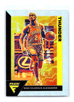 Shai Gilgeous-Alexander 2020 2021 Panini Flux Thunder Series Mint Card #121
