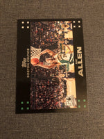 Ray Allen 2007 2008 Topps 50th Anniversary Mint Card #9
