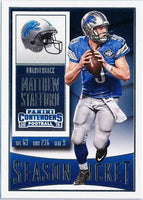 Matthew Stafford 2015 Panini Contenders Season Ticket Series Mint Card #63
