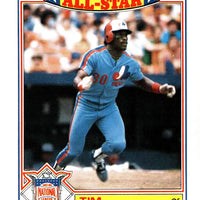Tim Raines 1984 Topps Glossy All-Stars Series Mint Card #17
