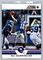 Eli Manning 2012 Score Series Mint Card #34
