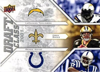 Tomlinson/Brees/Wayne 2009 Upper Deck Draft Edition Draft Class 2001 Mint Card  #293
