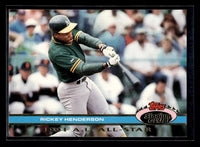 Rickey Henderson 1991 Topps Stadium Club Dome Series Mint Card #83
