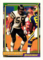 Junior Seau 1992 Topps Series Mint Card #674 from the High Number Set
