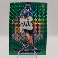 Calen Bullock 2024 Panini Mosaic Green Prizm Series Mint Rookie Card #365
