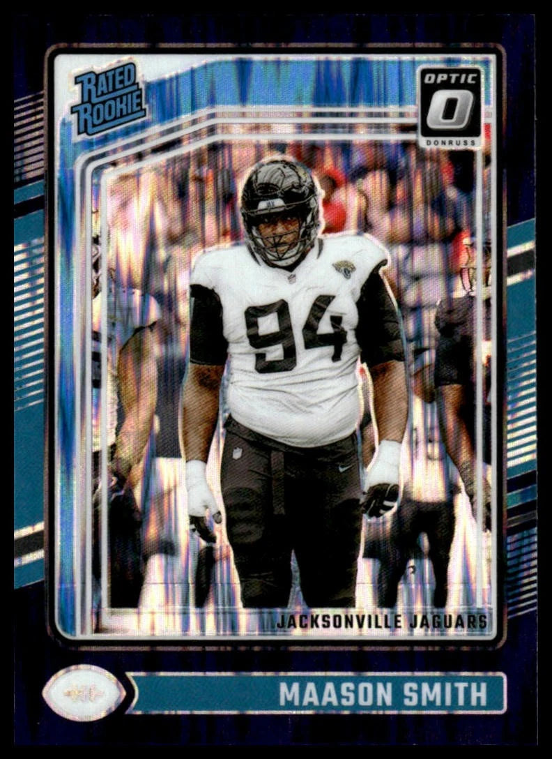 Maason Smith 2024 Donruss Optic Purple Shock Rated Rookie Series Mint Card #269