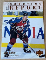 Joe Sakic 1995 1996 Upper Deck Scouting Report Series Mint Card #242
