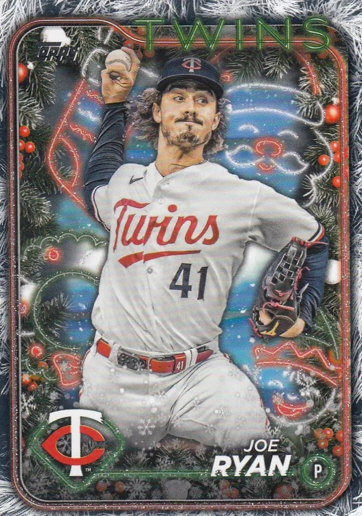Joe Ryan 2024 Topps Holiday Tree Series Mint Card #H104
