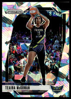 Teaira McCowan 2024 Panini WNBA Prizm Cracked Ice Series Mint Card #105
