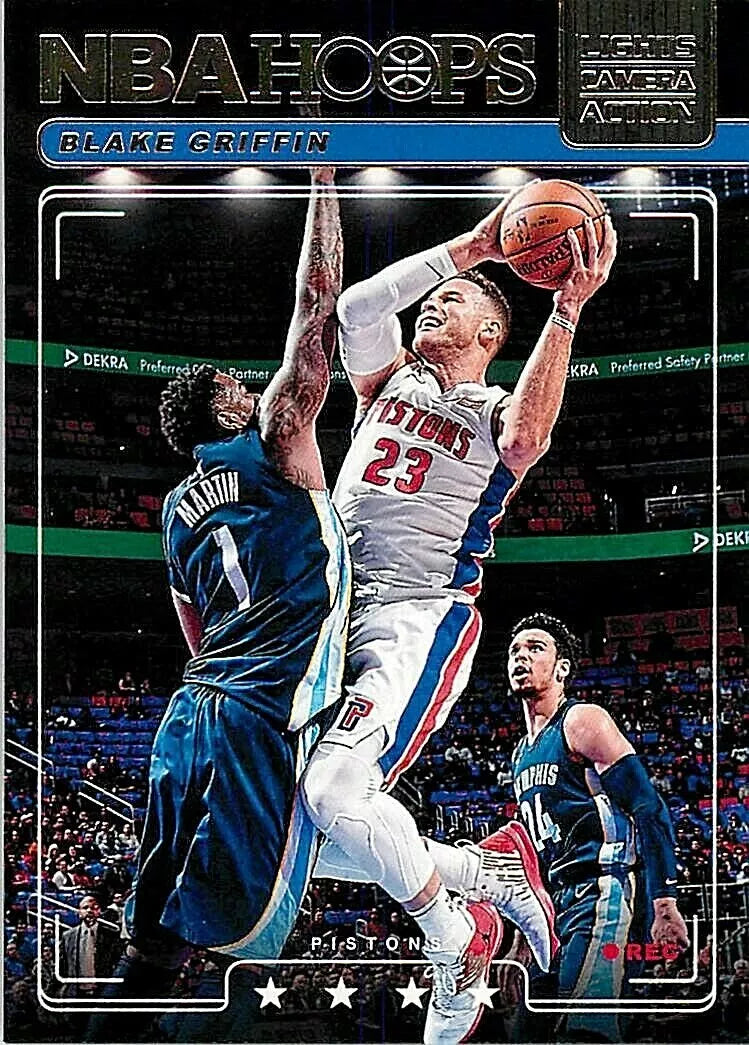 Blake Griffin  2018 2019 Panini NBA Hoops Lights Camera Action Series Mint  Card  #LCA28