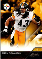 Troy Polamalu 2011 Panini Absolute Memorabilia Series Mint Card #80
