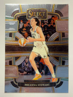 Breanna Stewart 2024 Panini WNBA Select Silver Prizm Series Mint Card #13
