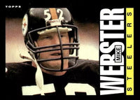 Mike Webster 1985 Topps Series Mint Card #365
