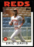 Eric Davis 1986 Topps Series Mint Card #28
