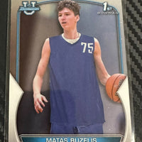 Matas Buzelis 2022 Bowman Chrome University 1st Bowman Card #84