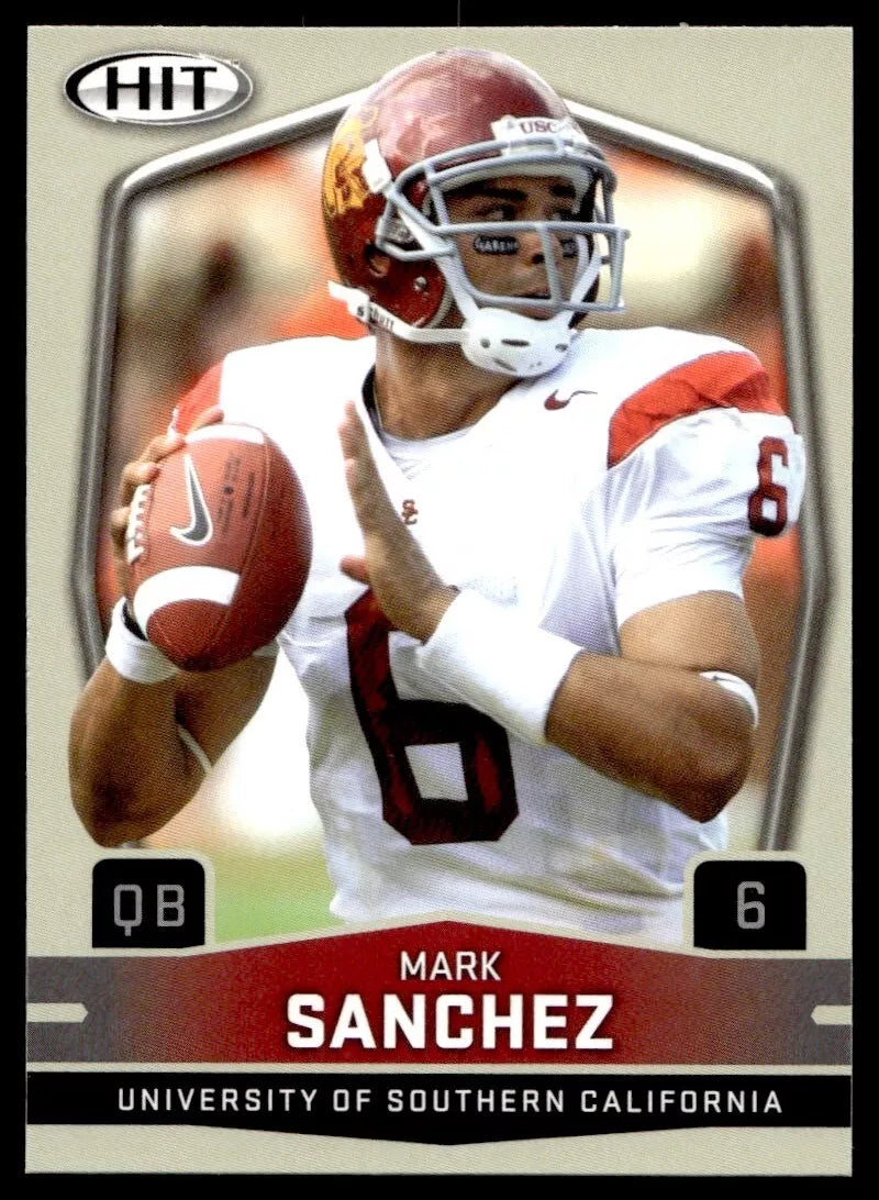 Mark Sanchez 2009 Sage Hit Series Mint Rookie Card #6