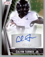 Calvin Turner Jr. 2022 SAGE Rookie Autograph Series Mint Card #A-CTJ
