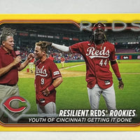 2024 Topps Resilient Reds Yellow Parallel Card #133