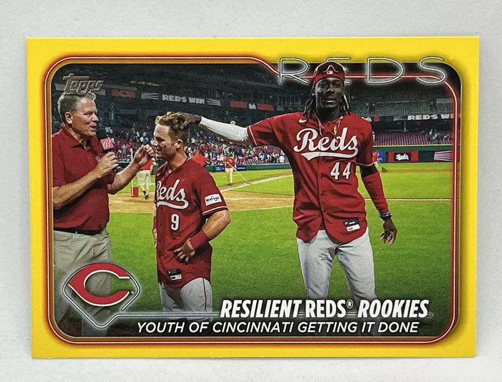 2024 Topps Resilient Reds Yellow Parallel Card #133