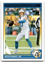 Justin Herbert 2024 Panini Score Series Mint Card #163
