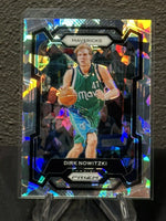 Dirk Nowitzki 2023 2024 Panini Prizm Cracked Ice Series Mint Card #187
