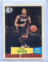 Dwyane Wade 2007 2008 Topps 50th Anniversary Variation Mint Card #3
