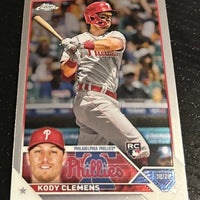 Kody Clemens 2023 Topps Chrome Series Mint Rookie Card #135