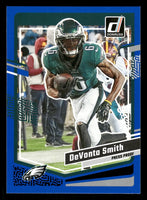 DeVonta Smith 2023 Donruss Press Proof Blue Series Mint Card #240
