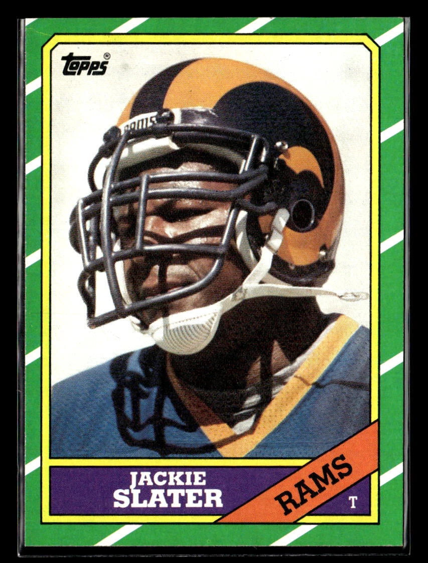 Jackie Slater 1986 Topps Series Card #85