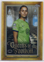 Lena Oberdore 2022 2023 Topps Chrome Women's UEFA Queens of Football Series Mint Card #Q-15
