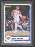 Jalen Brunson 2023 2024 NBA Sticker Card Silver Foil Series Mint Card #51
