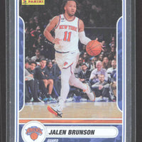 Jalen Brunson 2023 2024 NBA Sticker Card Silver Foil Series Mint Card #51