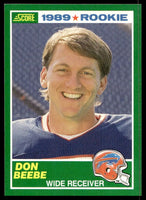 Don Beebe 1989 Score Series Mint Rookie Card #265
