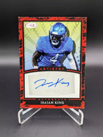 Isaiah King 2022 SAGE Red Autograph Series Mint Rookie Card #A-IK
