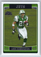 Leon Washington 2006 Topps Chrome Refractor Series Mint Rookie Card #238
