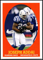 Joseph Addai 2007 Topps Turn Back The Clock Series Mint Card #5

