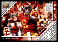 Mark Sanchez 2009 Upper Deck Draft Edition Series Mint Rookie Card #102

