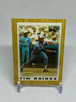Tim Raines 1987 Topps Mini League Leaders Series Mint Card #17
