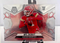 Xavier Worthy 2024 Panini Mosaic NFL Debut Series Mint Rookie Card #285
