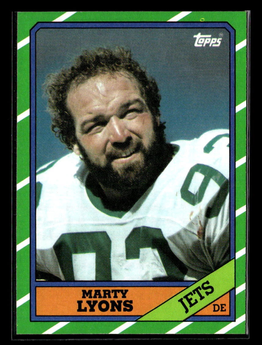Marty Lyons 1986 Topps Series Card #107