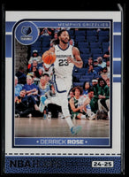 Derrick Rose 2024 2025 Panini Hoops Series Mint Card #37
