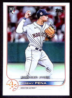 Jeremy Pena 2022 Topps Update Series Mint Card #US276

