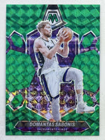 Domantas Sabonis 2023 2024 Panini Mosaic Green Series Mint Card #76
