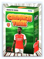 Bukayo Saka 2023 2024 Donruss Crunch Time Series Mint Card #6
