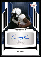 Corey Crooms Jr. 2024 SAGE ROOKIE Autograph Card #A-CCJ
