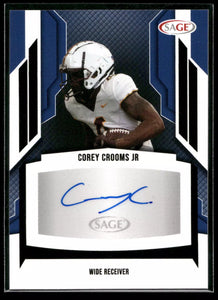 Corey Crooms Jr. 2024 SAGE ROOKIE Autograph Card #A-CCJ