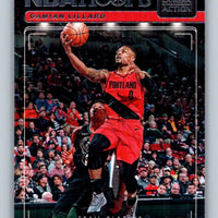 Damian Lillard 2018 2019 Panini NBA Hoops Lights Camera Action Series Mint Card  #LCA12